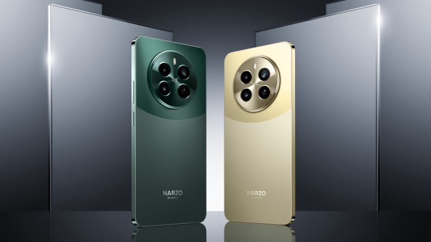 realme NARZO 70 Pro 5G - Glass Gold & Glass Green - 3 (Small)