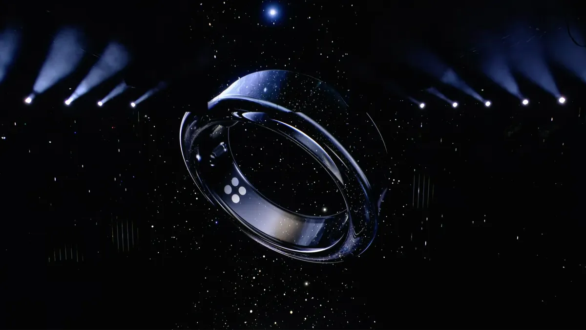 Introduction of the innovative Galaxy Ring with a 9-day battery life