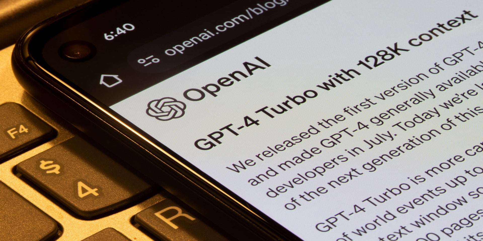 GPT-4 Turbo now available to ChatGPT Plus, Team, and Enterprise subscribers