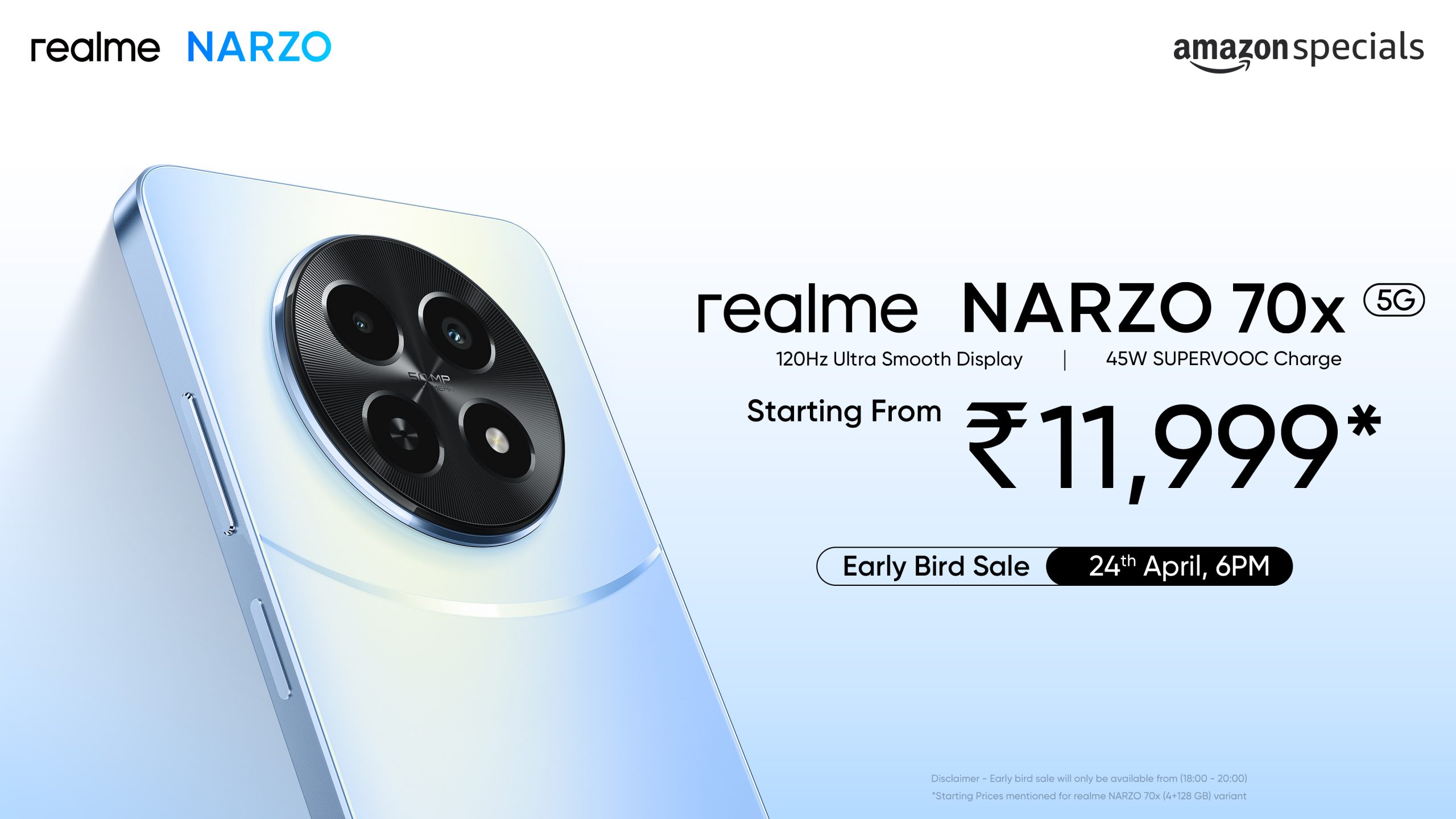 Realme Narzo 70 5G Pricing