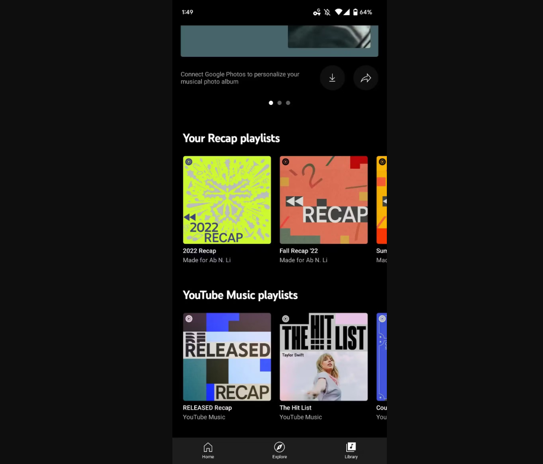 YouTube Music Releases Winter Listening Recap for December to February