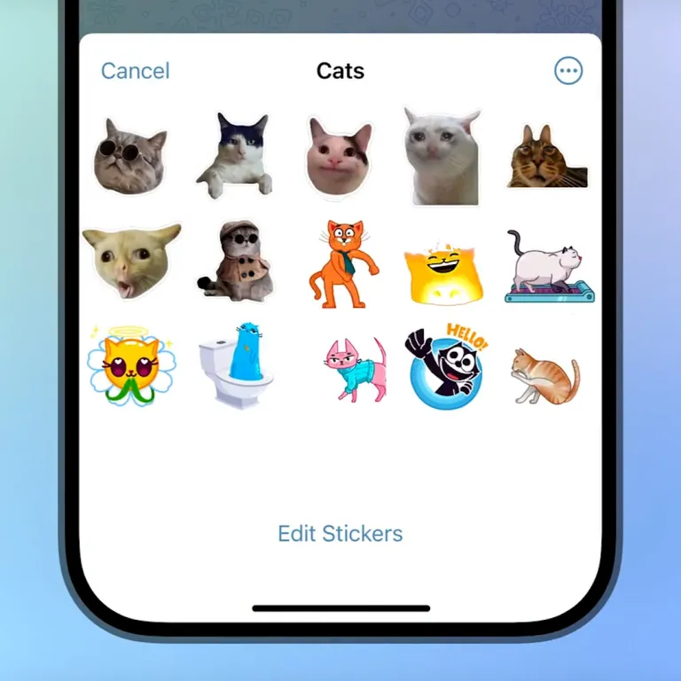 New Sticker Editor feature allows creation of custom stickers directly within Telegram