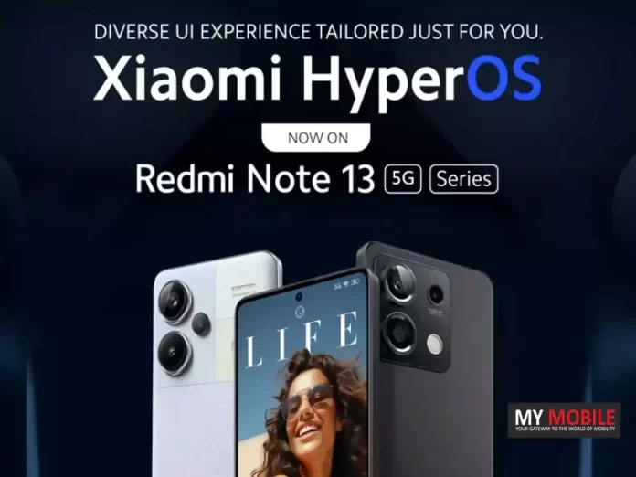 Xiaomi Launches HyperOS Update for Redmi Note 13 5G Series with Enhanced Features