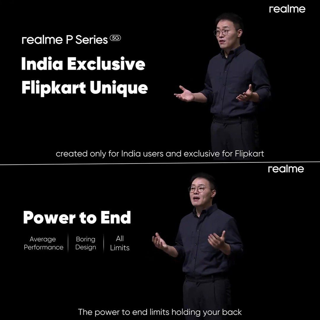 Realme P Series Will Be a Flipkart Exclusive in India; Aims to Revolutionise Mid-Range Market in India