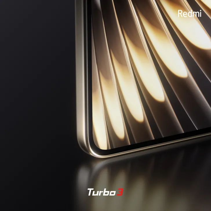 The official images shared by Redmi showcase that the Turbo 3 smartphone will have dual speakers