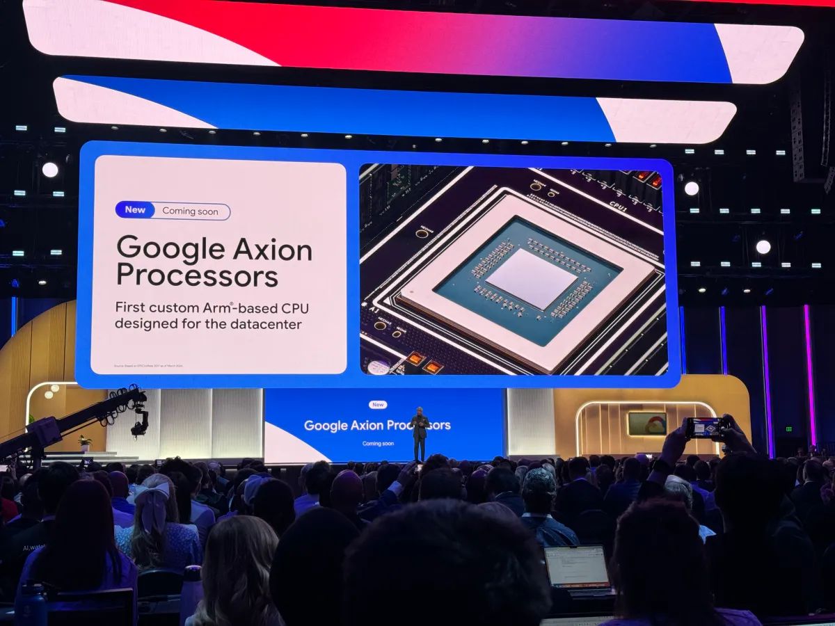 Google announces Axion, an Arm-based processor for cloud computing