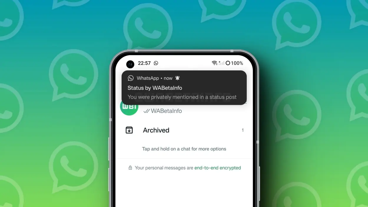 WhatsApp Is Testing Out a Feature to Notify You When Tagged in a Status Update