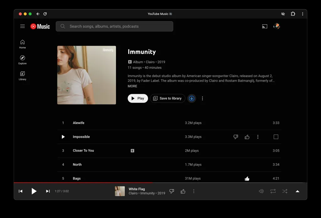 Feature encourages subscribing to artists for personalized music updates