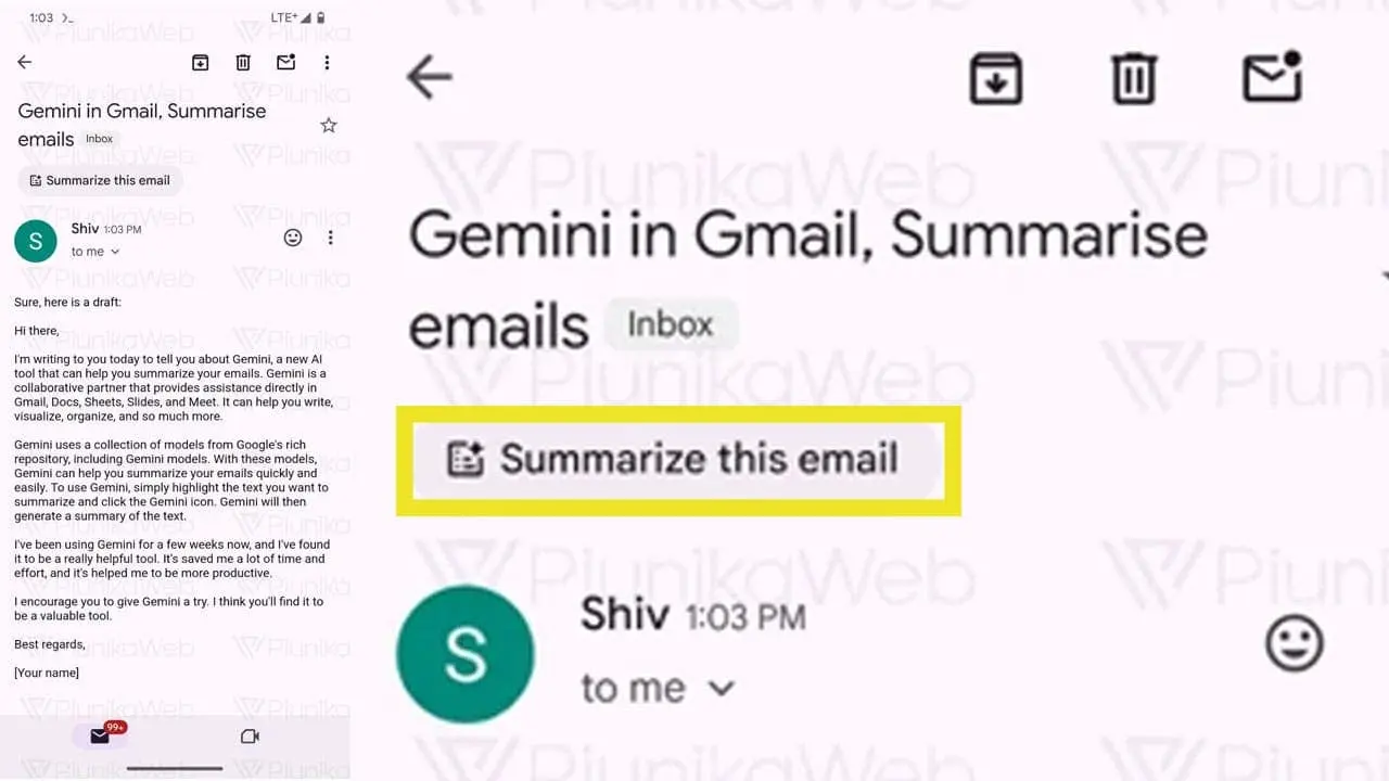 Gmail to Introduce Email Summarization Button on Android App