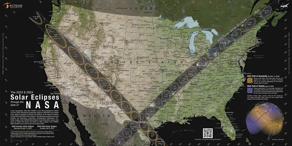 States along the eclipse's path see increased searches for eye discomfort