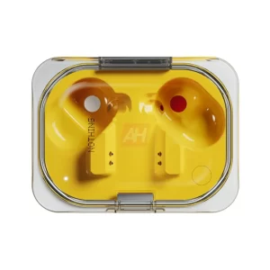 A new yellow colourway for the Ear (a) variant hints at a Playdate gaming handheld collaboration.