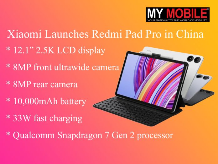Xiaomi Launches Redmi Pad Pro in China with High-End Features: Pricing, Features, Specs