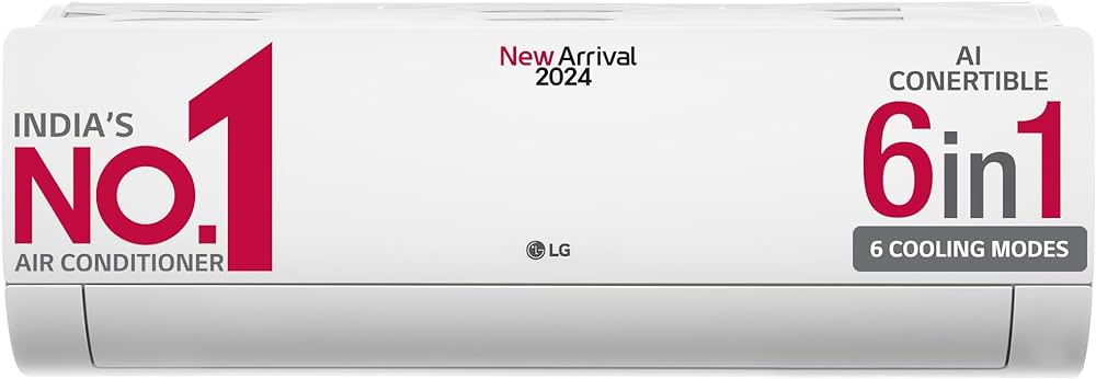 LG 1 Ton 5 Star AI Dual Inverter