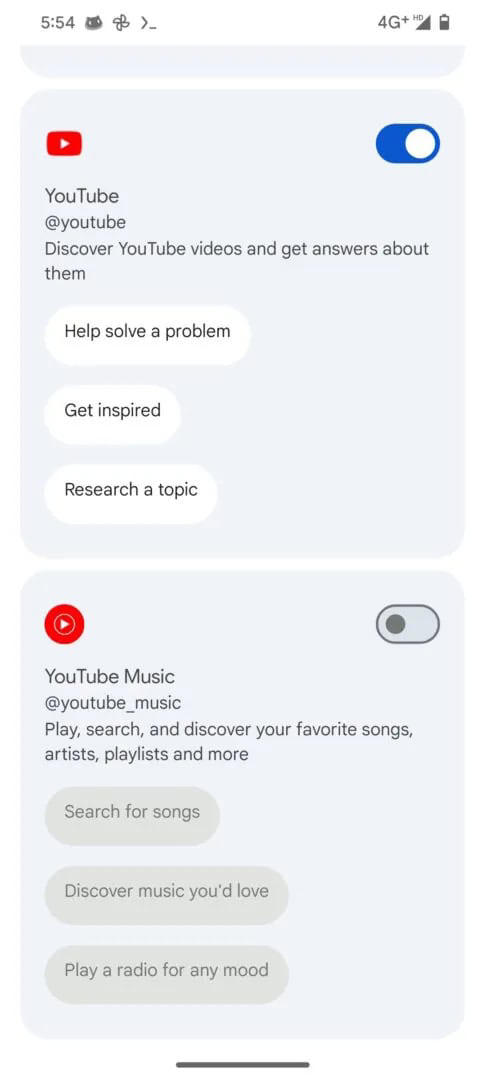 Google's Gemini may soon include a YouTube Music Extension for seamless music integration