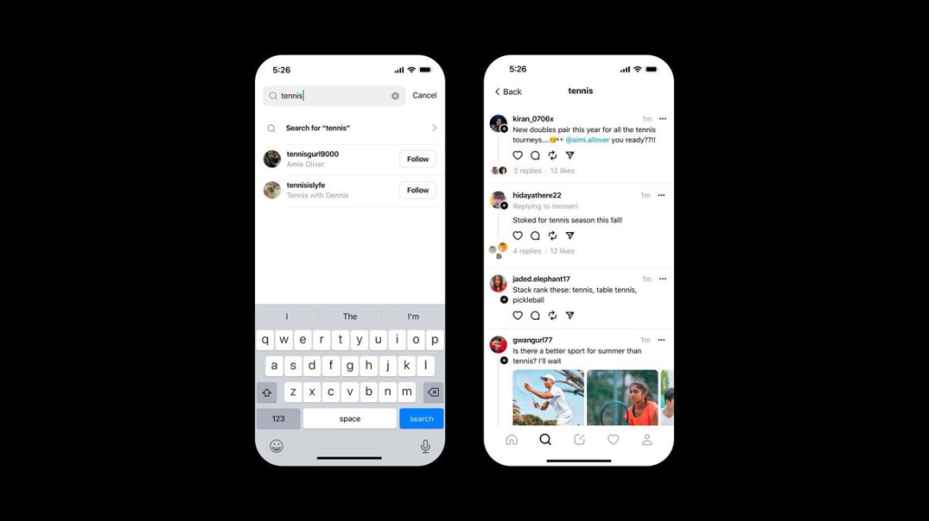 Meta Launches New Threads Search Feature with Chronological Order