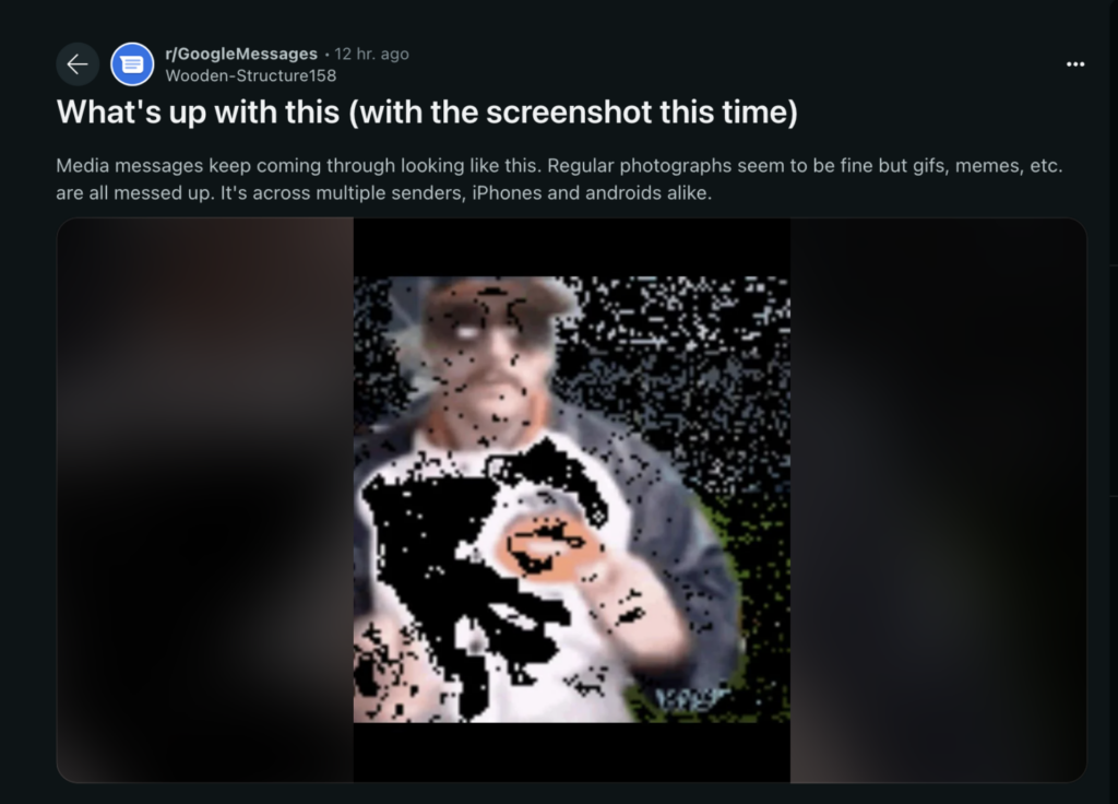 Android Users Report Distorted GIFs from iPhones Due to RCS ...
