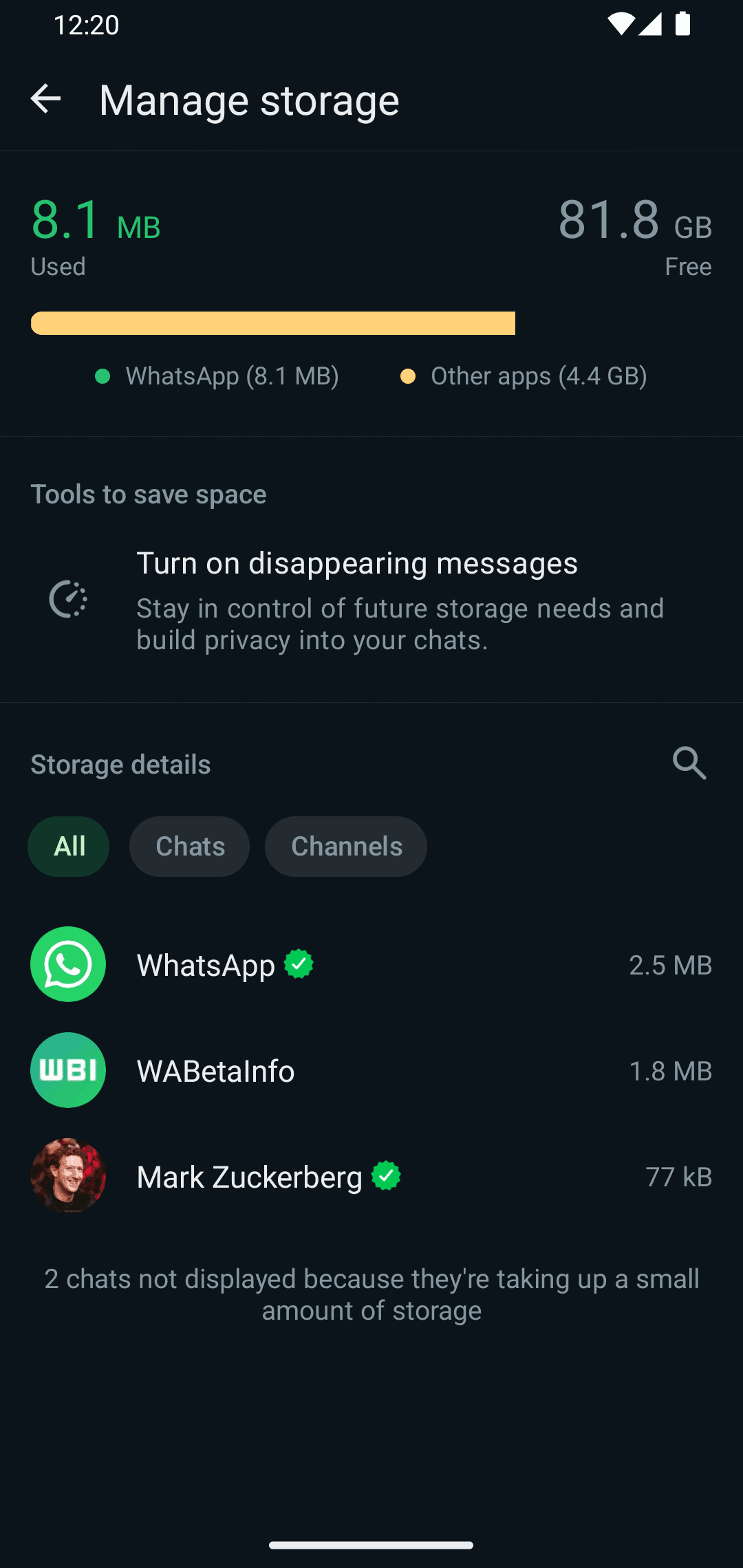 WhatsApp Enhances Storage Management with New Filtering Features