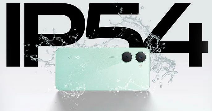 Vivo Y18 packs an IP54 rating, ensuring protection against water splashes and dust ingress