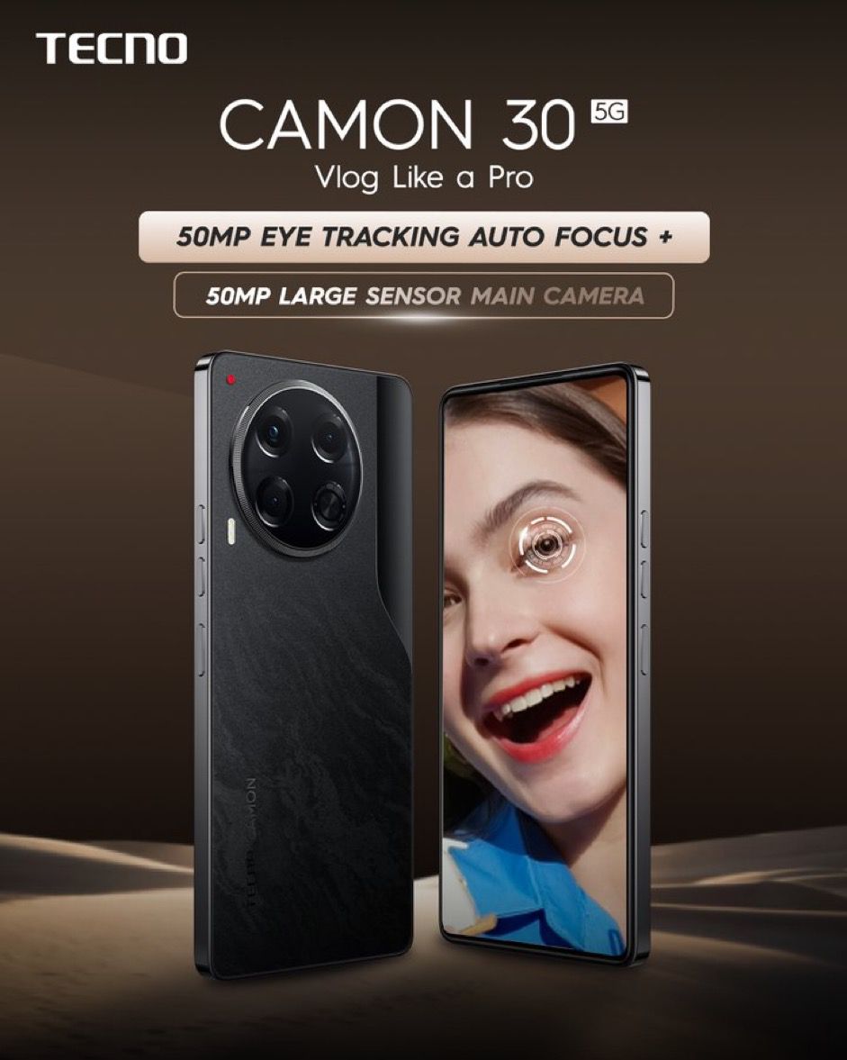 TECNO CAMON 30 series features Sony camera sensors with up to 50MP lenses