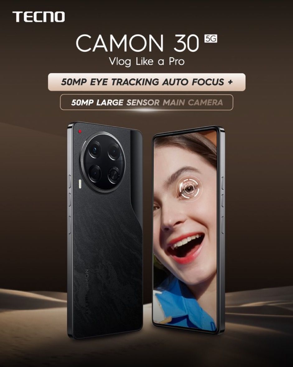 TECNO CAMON 30 series features Sony camera sensors with up to 50MP lenses
