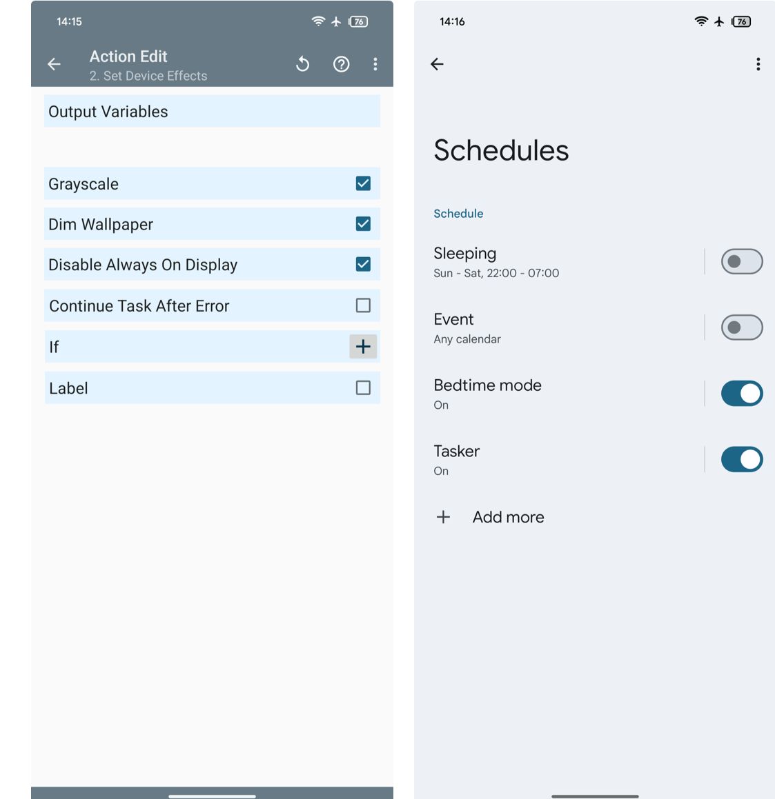 Tasker app utilizes Android 15 beta to experiment with customized sleep settings
