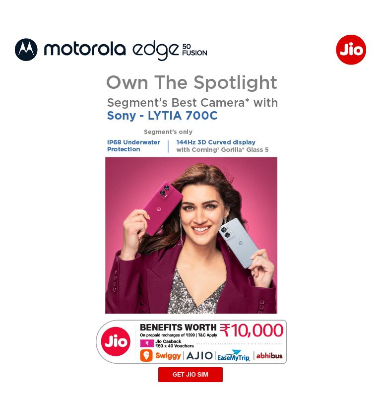 50MP camera delivers outstanding nighttime photos owing to its 2.0µm Ultra Pixel technology