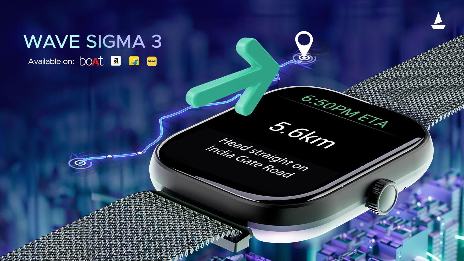 The smartwatch boasts a battery life of up to 7 days (2 days with BT Calling)
