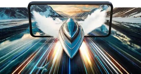 Exynos 1380 processor with 8GB RAM and 256GB storage