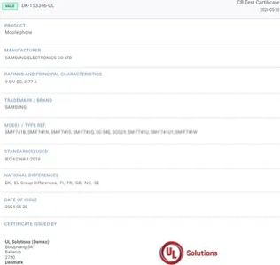 The certification reveals that Samsung will equip the Galaxy Z Flip 6 with a 3,790mAh rated battery