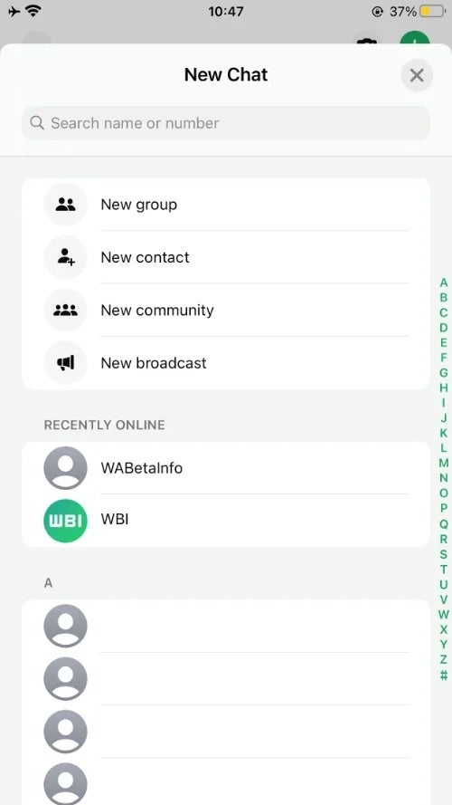 WhatsApp Tests 'Recently Online' Feature to Show Active Contacts