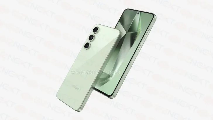 Leaked renders snow Galaxy S24 FE in black and green color options