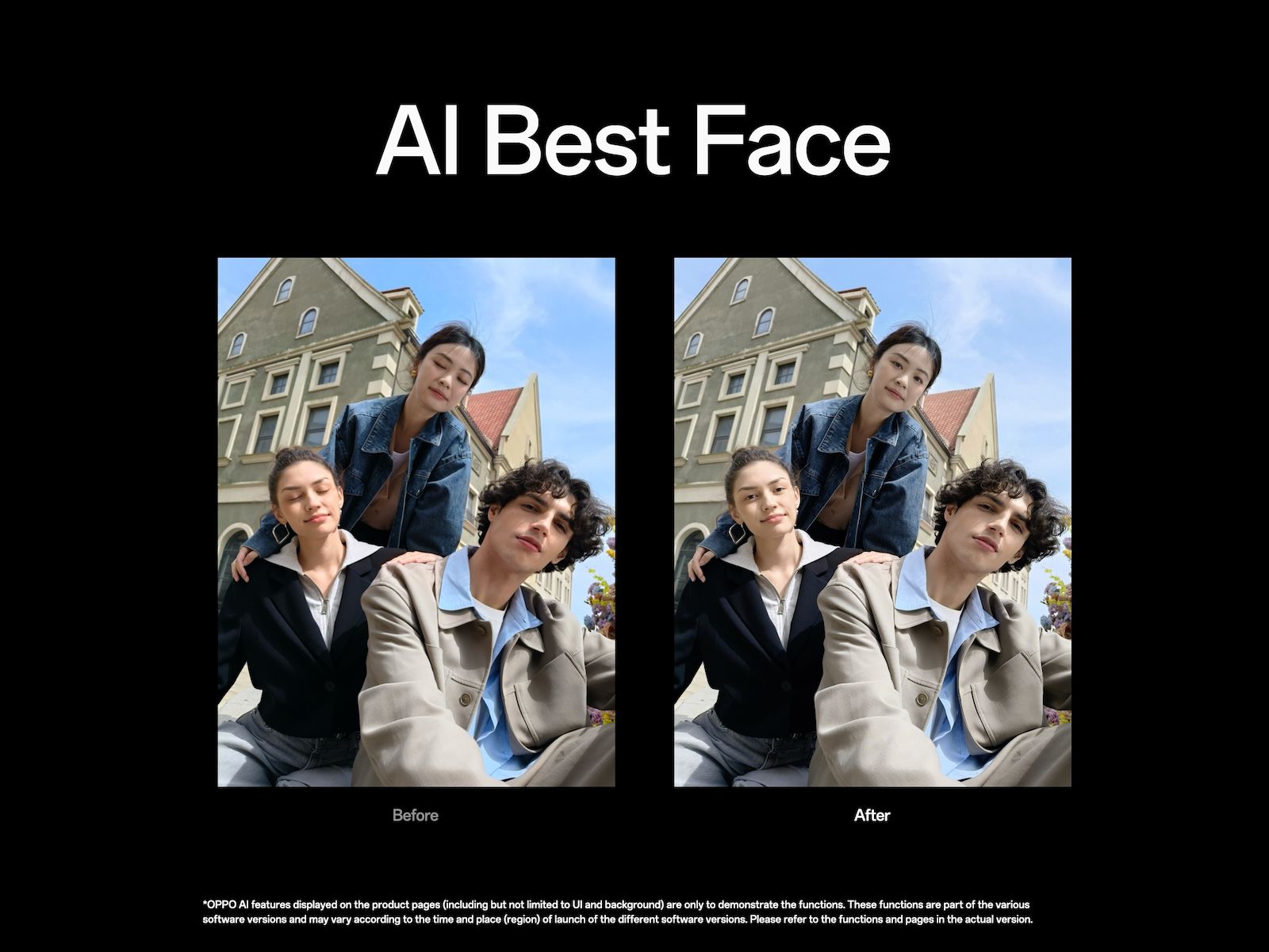 AI Best Face meanwhile can automatically identify people in photos with blinked eyes and use advanced GenAI technology to fix them