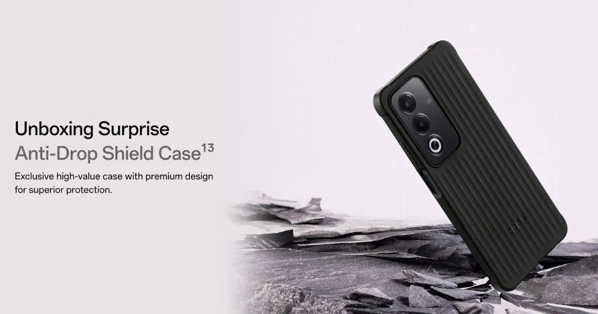 OPPO A3 Pro sports a damage-proof all-round armour body for drop and impact resistance