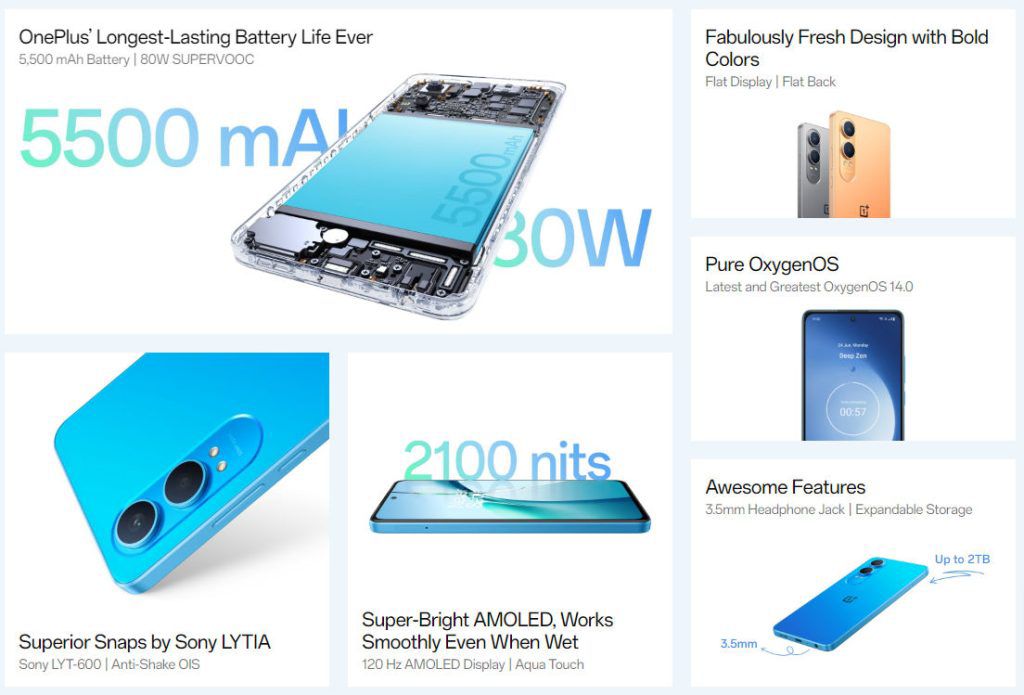 Equipped with a Snapdragon 695 5G processor and 8GB RAM