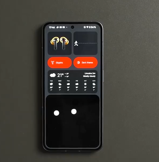 Nothing suggests it might integrate with Glyph lights or on the lockscreen in the future