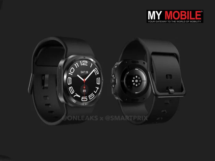 leaks Galaxy Watch7 Ultra features a squarish outer bezel with a circular display