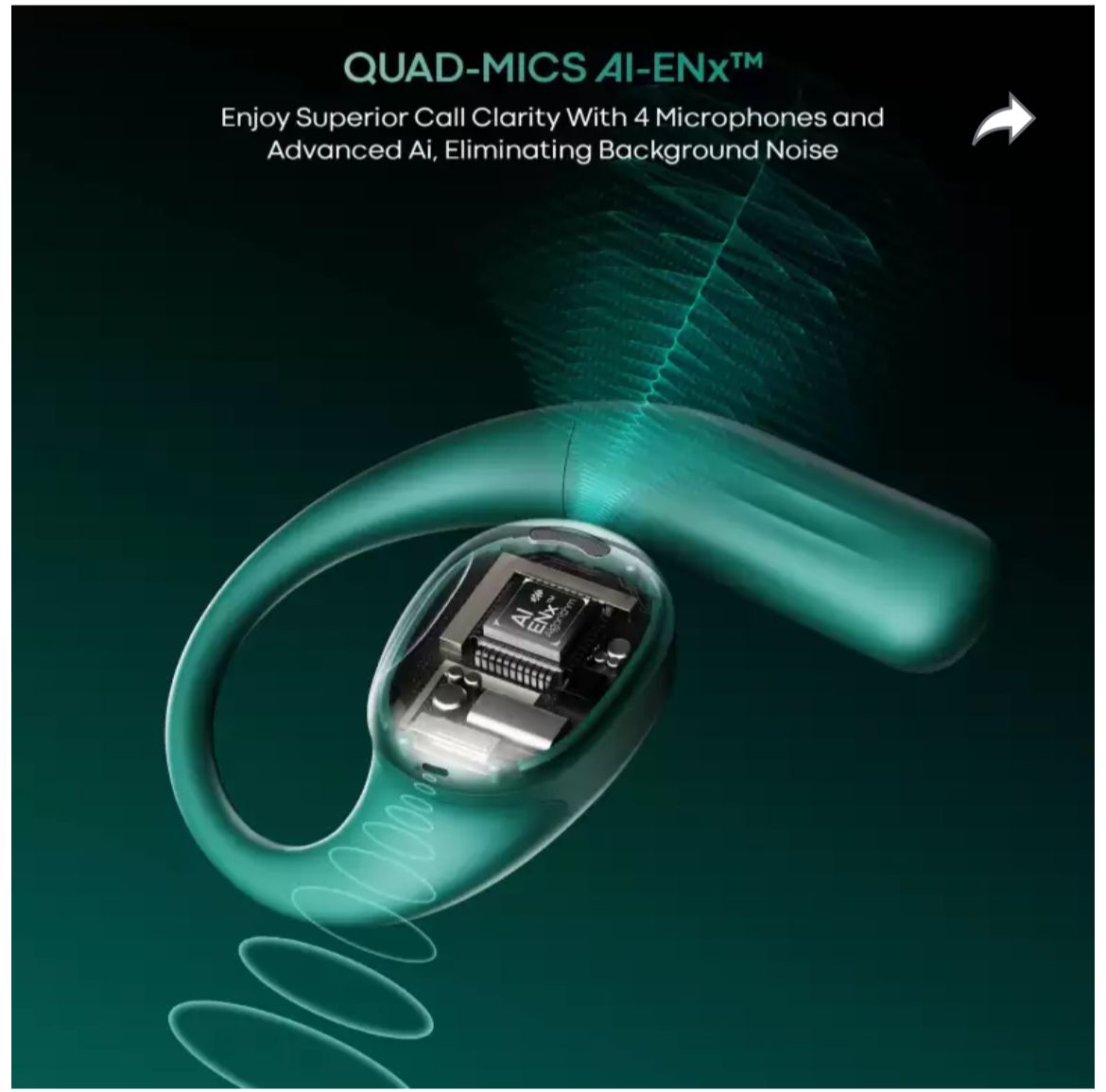 The boAt Airdopes ProGear open-ear earbuds are priced under Rs 2,000