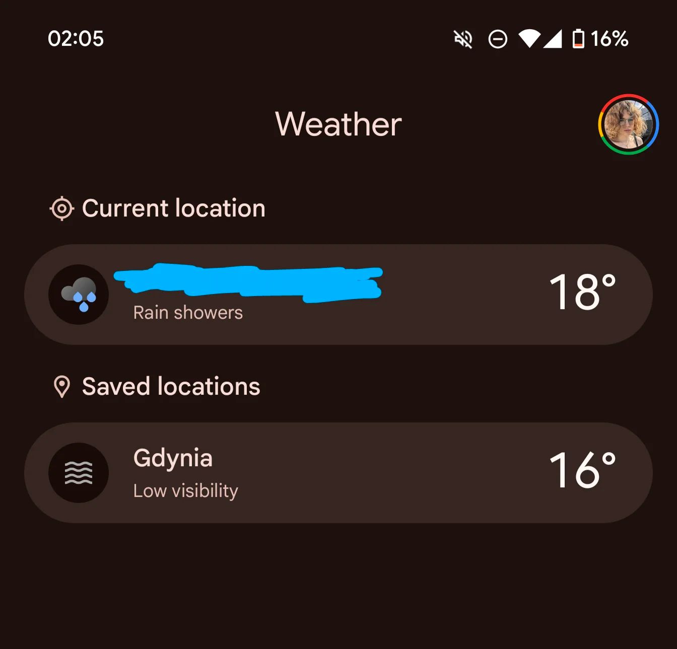 A new feature allows users to reposition these cards (except for the hourly forecast)