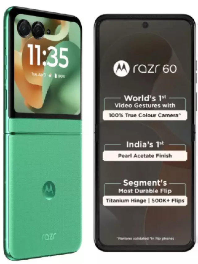 motorola razr 60 with 6.96″ LTPO foldable & 3.63″ OLED outer displays ...