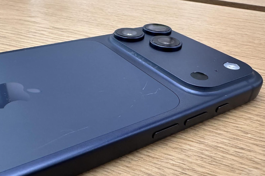 Viral iPhone 17 Pro images showing scratches. (Image credit - @ryanatcdr on X)