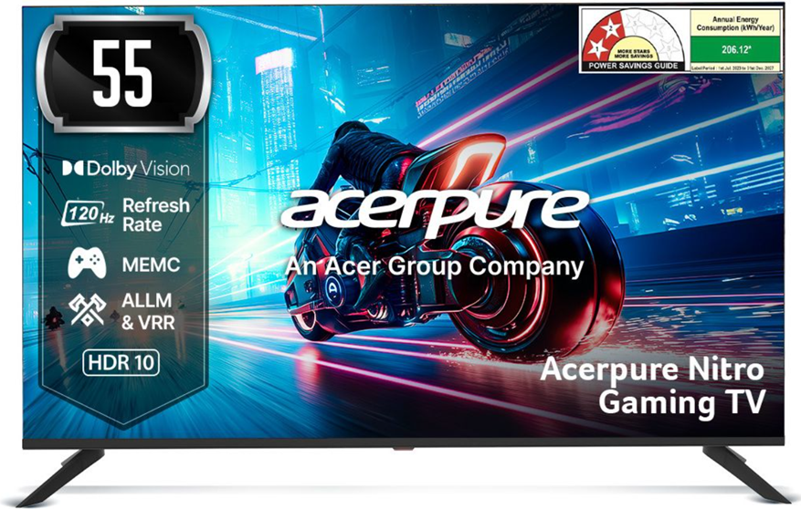 Acerpure Nitro Gaming TVs come to India. (Image credit - Acerpure)