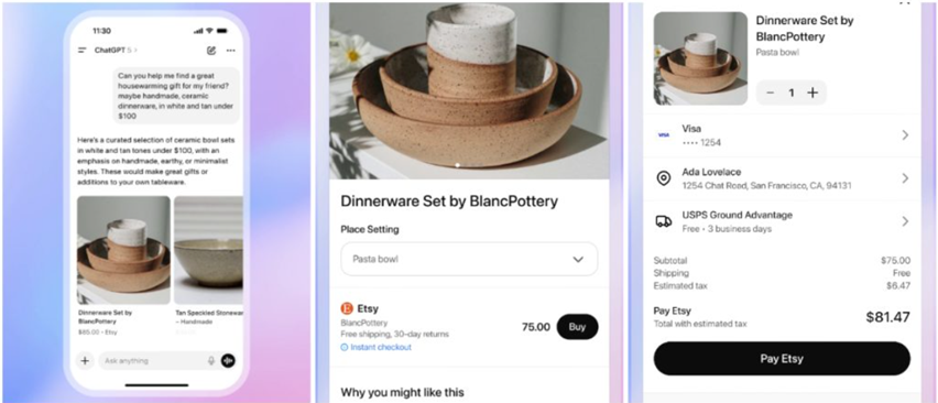 Instant Checkout on ChatGPT. (Image credit - OpenAI)