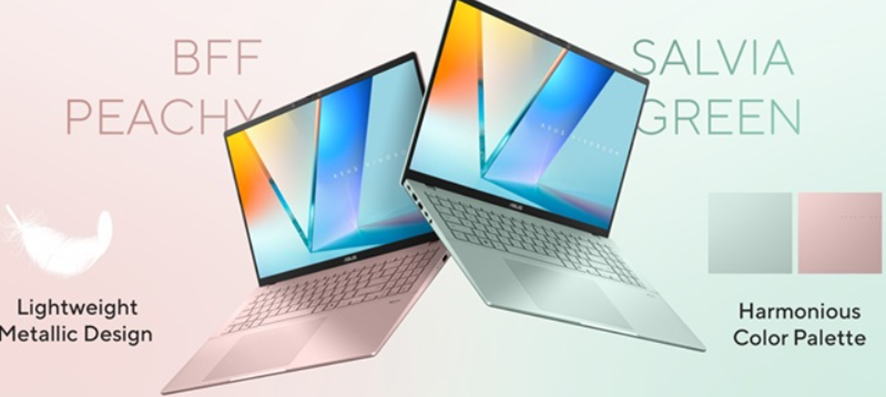  ASUS Vivobook S16 colour variants.