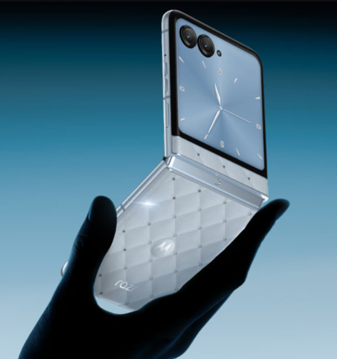 Motorola Razr 60 Ice Melt edition with Swarovski crystals special design