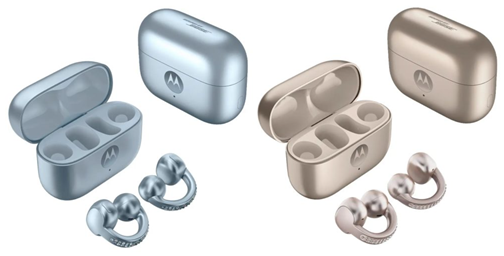 Moto Buds Loop Silver edition with Swarovski crystals design