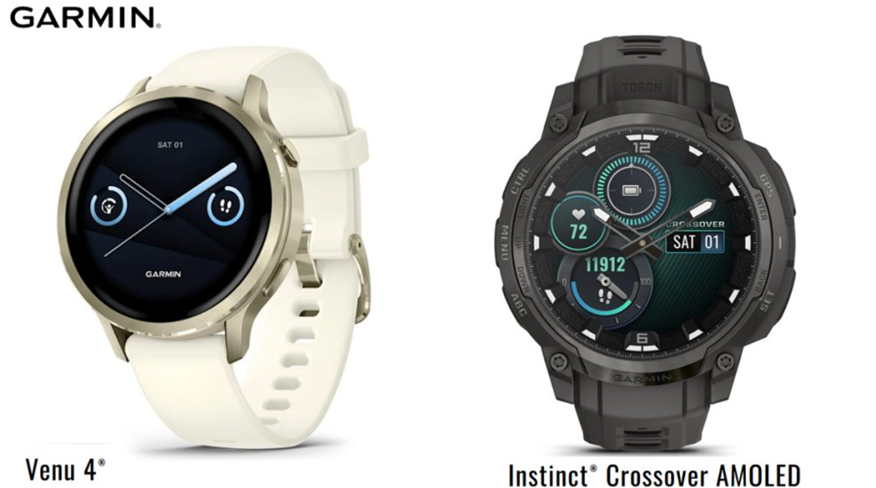 Garmin Launches Venu 4, Instinct Crossover AMOLED.