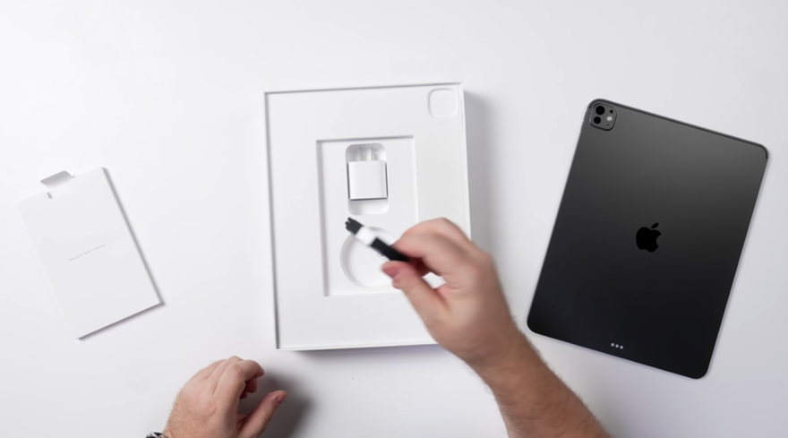 Leaked unboxing of iPad Pro with M5 Chip. (Credit - Wylsacom on YouTube)