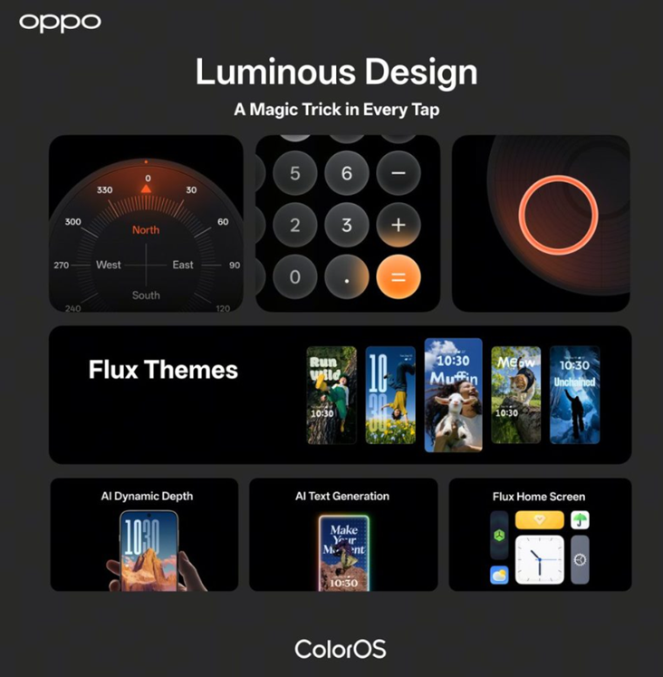  ColorOS 16 Design Upgrades. (Image credit - Oppo)