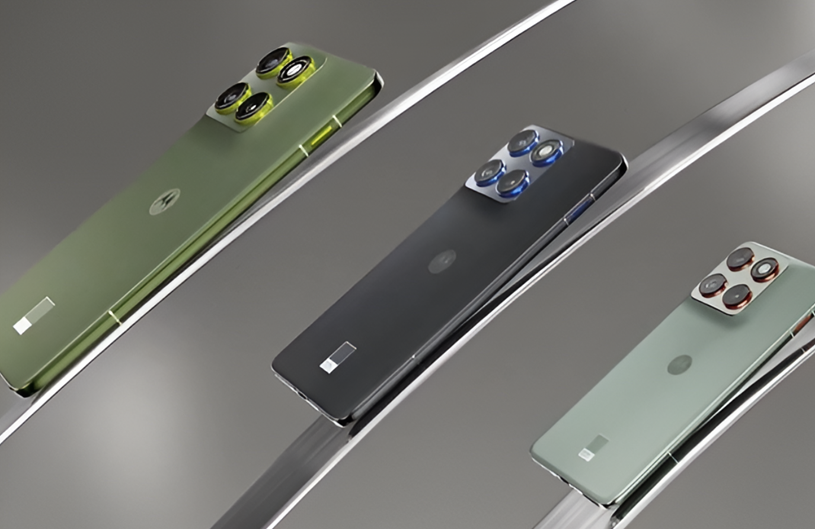 Motorola Edge 70 in the leaked promo video. (Image credit - @evleaks on X)