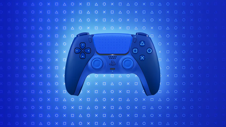  Sony Introduces Icon Blue Special Edition DualSense Controller for PS5. (Image credit - Sony)